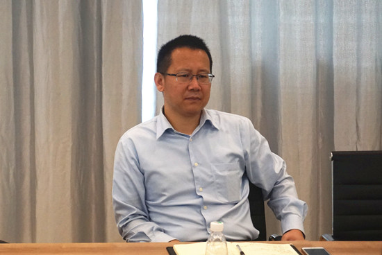 1525847030965007684.jpg 圖為孚能科技副總裁江俊偉博士參與調(diào)研座談.jpg