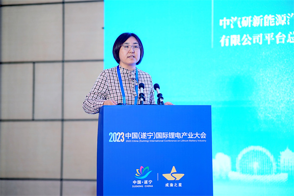 中汽研新能源汽車(chē)檢驗(yàn)中心（天津）有限公司平臺(tái)總監(jiān) 教授級(jí)高工王煒娜：動(dòng)力電池多尺度、全層級(jí)測(cè)評(píng)分析技術(shù)